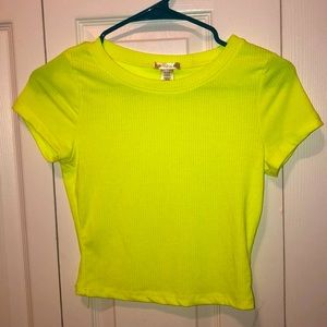 Yellow Crop Top